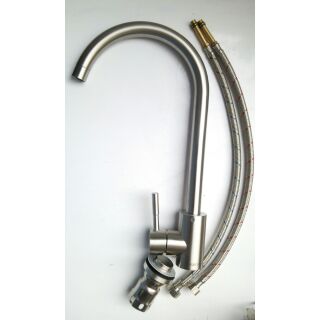 Vòi rửa bát Lukas nóng lạnh inox sus 304