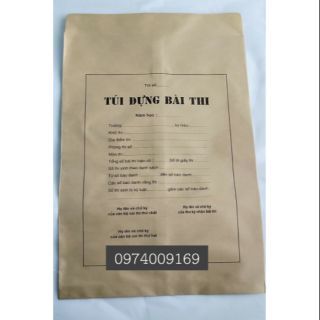 Túi đựng bài thi theo mẫu của bộ GD&ĐT (100 cái)