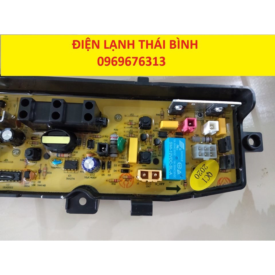 Mạch máy giặt samsung 6 phím 7 zắc