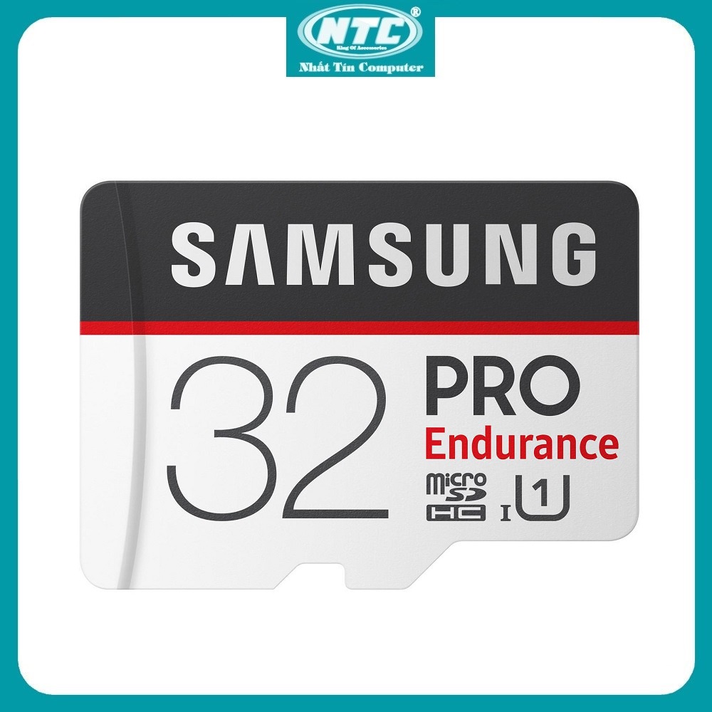 Thẻ nhớ MicroSDHC Samsung Pro Endurance 32GB R100MB/s W40MB/s - Không Box (Xám) - Nhất Tín Computer