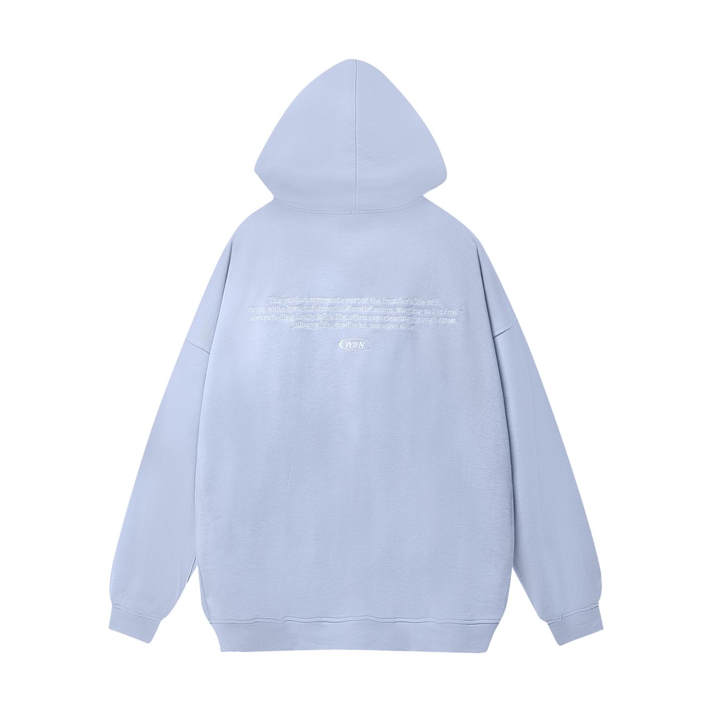 [Mã SKAMA06 giảm 8% TỐI ĐA 50K đơn250K] HOODIE FULLZIP "STORY" MYSTIC BLUE | BigBuy360 - bigbuy360.vn