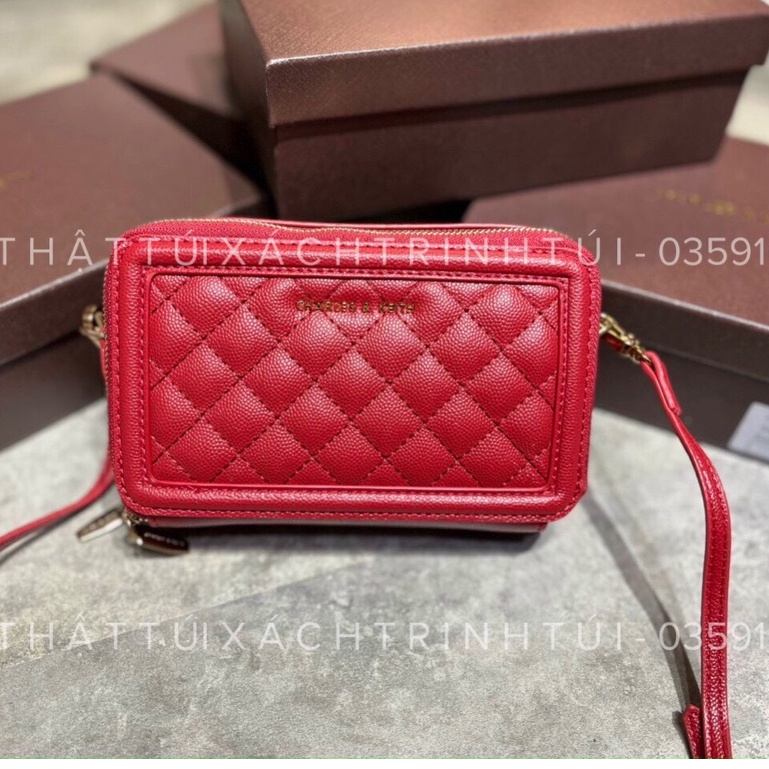 Túi xách nữ Ck bản vuông sz 19cm 2 ngăn kéo tiện lợi phù hợp với phái nữ hàng quảng châu xịn xò