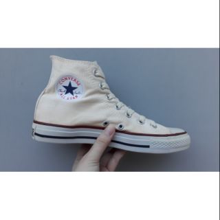 Giày Converse secondhand cổ cao, màu kem