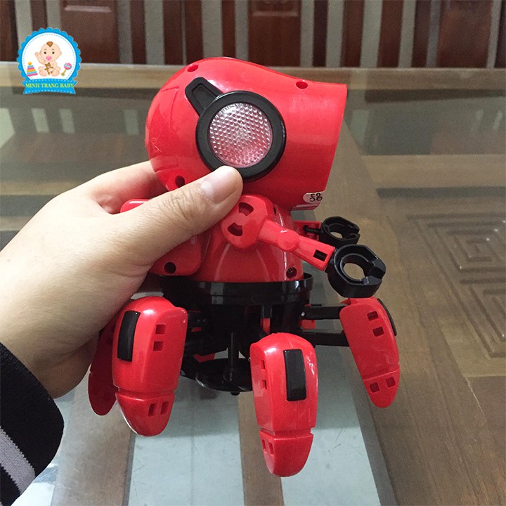 Đồ chơi Robot thông minh xoay 360 độ biết nhảy múa phát nhạc cho bé