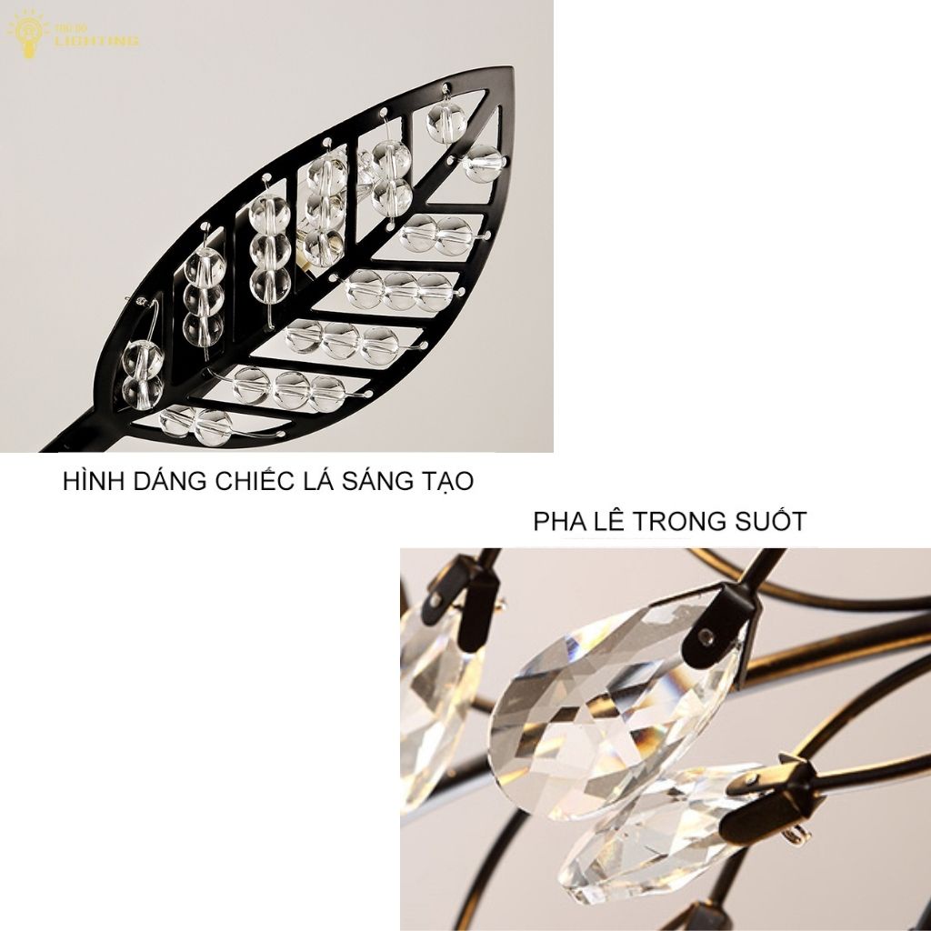 Đèn Ốp Trần Phòng Khách Khổng Tước THỦ ĐÔ LIGHTING Thiết Kế Độc Đáo Với Hai Màu Hoa Black Và Gold Quý Phái, Sang Trọng