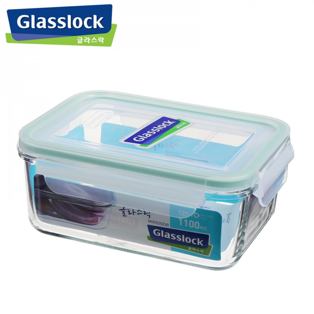 Hộp đựng cơm thủy tinh Glasslock 1100ml