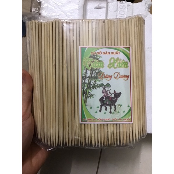 Tăm xiên gói 500g dài 15cm to đẹp