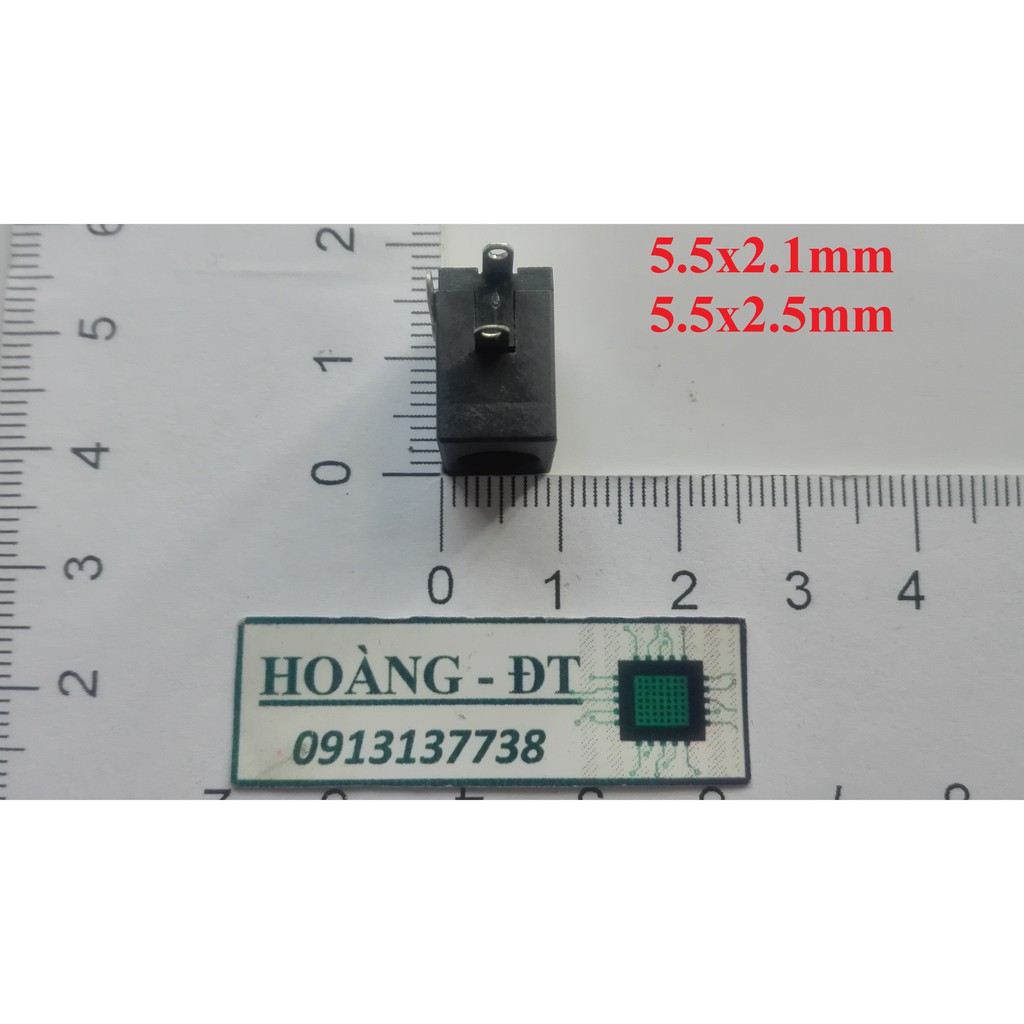 Jack DC cái chân vuông (chân cắm)