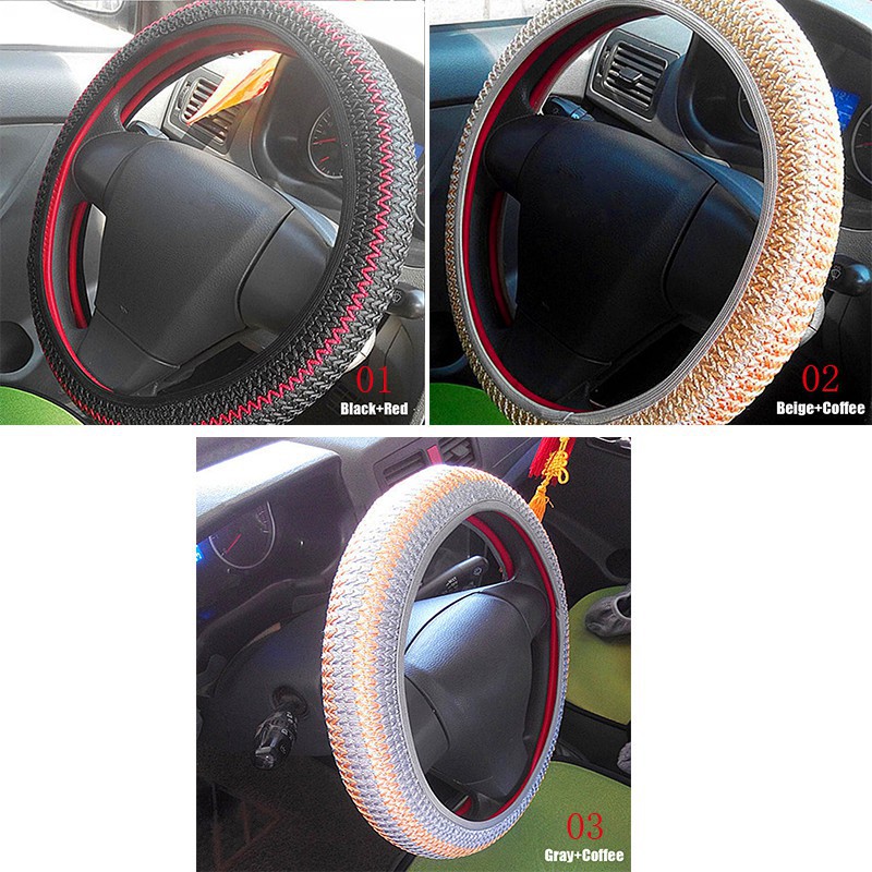 Bọc vô lăng xe hơi chống trượt dễ dàng tháo lắp 38 cm