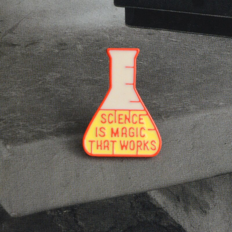 Huy Hiệu Cài Áo Hình Cốc Đo Lường Khoa Học Làm Quà Tặng Cho Học Sinh