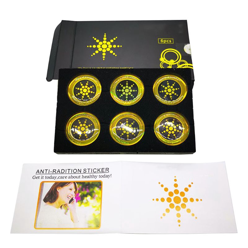 Set 6 Miếng Dán Hình Tròn Chống Bức Xạ Cho Điện Thoại