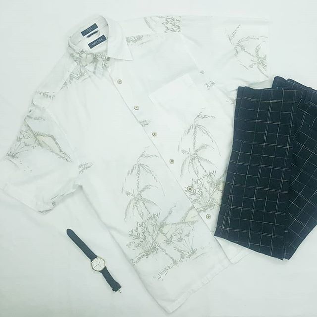 Áo sơ mi họa tiết Nautica