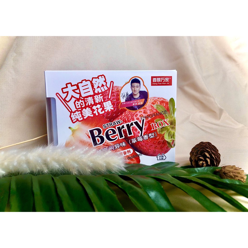 Sáp thơm để trong xe hơi hương dứa,  dâu, nhài, bạc hà nội địa TQ để xe ô tô, phòng ngủ, phòng tắm,...