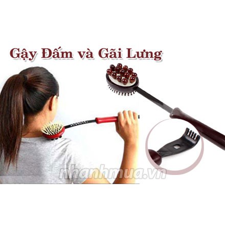 Gậy đấm, massage, gãi lưng đa năng mới nhất