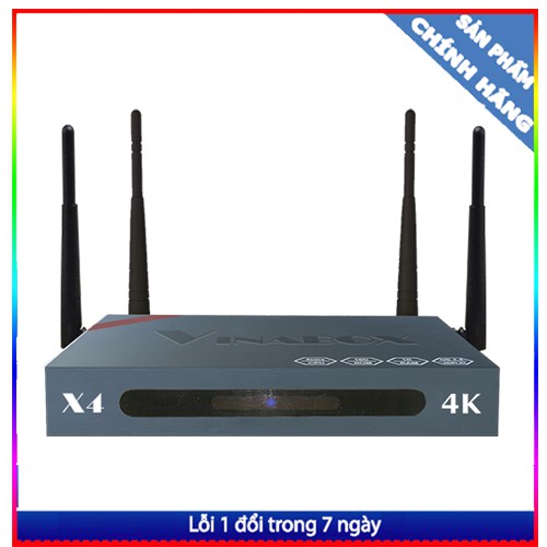 Android tv box Vinabox X4 RK3229 Android 7.1 - Sản phẩm của người Việt .