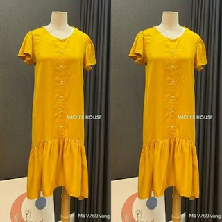 VÁY BẦU CÔNG SỞ DÁNG ĐUÔI CÁ CHẤT ĐŨI LỤA (freesize)