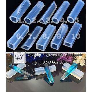 Khuôn đổ Resin bằng silicone hình ống