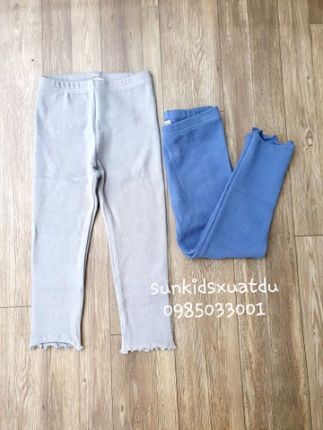 Quần legging thun len bèo chân