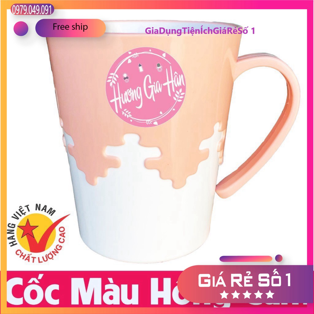 Cốc 2 Màu chính hãng Nhựa Việt Nhật – Hàng Việt Nam chất lượng cao-giá rẻ.