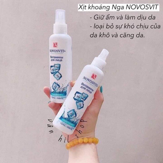 Xịt khoáng Novosvit. Giữ ẩm, tăng sức đề kháng cho da 190ml | BigBuy360 - bigbuy360.vn