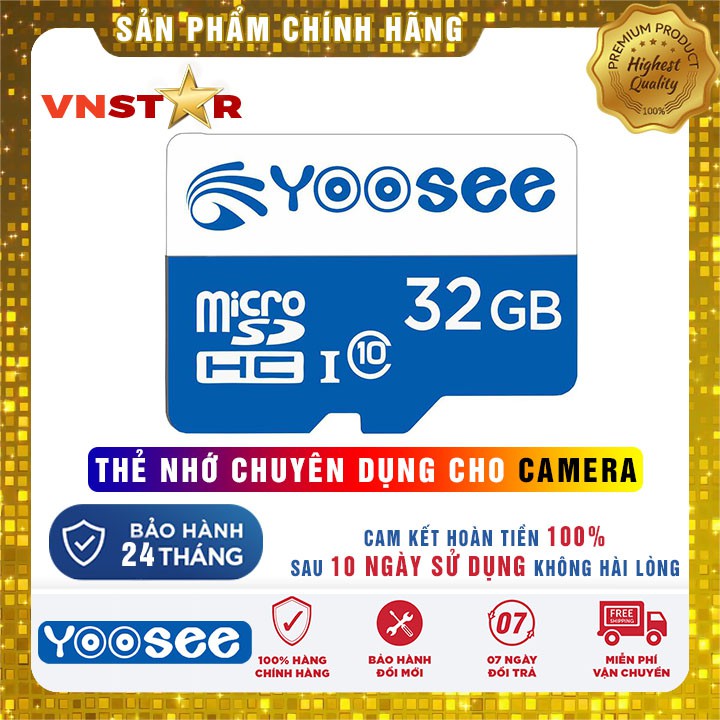 Thẻ Nhớ Yoosee 32GB - Chuyên dụng cho Camera