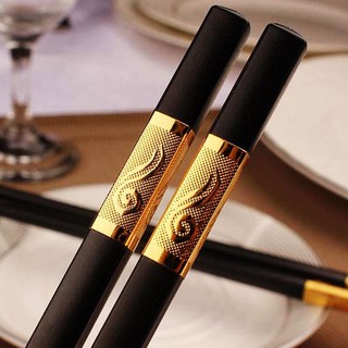 Combo 10 Đôi Đũa Mạ Vàng Hàn Quốc