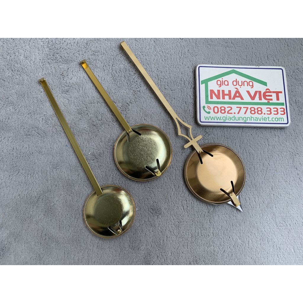 Quả lắc đồng hồ treo tường mạ vàng nhiều kích thước