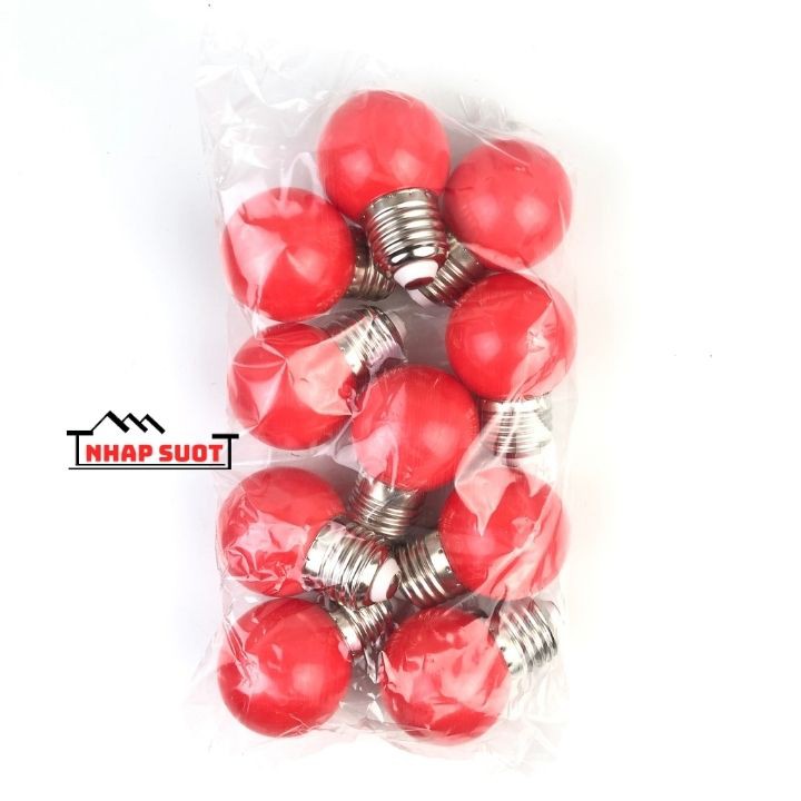 Bóng đèn chanh 1w LED trang trí đủ màu, đui xoáy e27