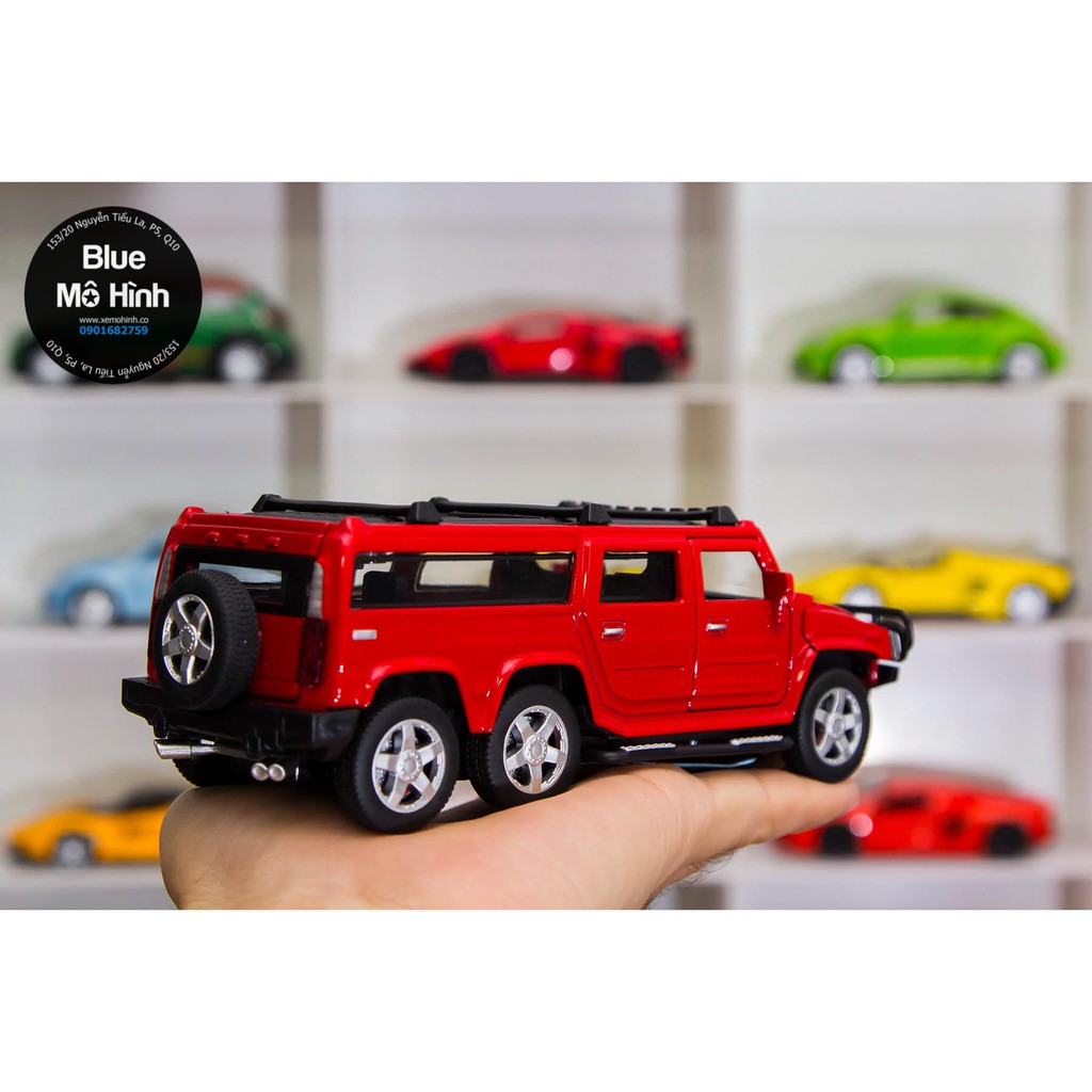 Blue mô hình | Xe mô hình Hummer H2 6×6 New SUV 1:32