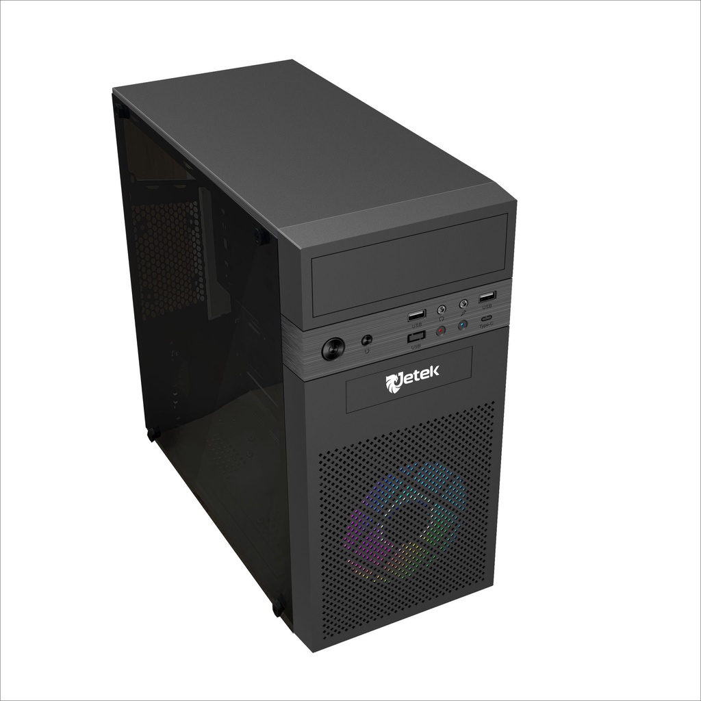 Vỏ case JETEK V12 (TẶNG KÈM 1 FAN RGB)