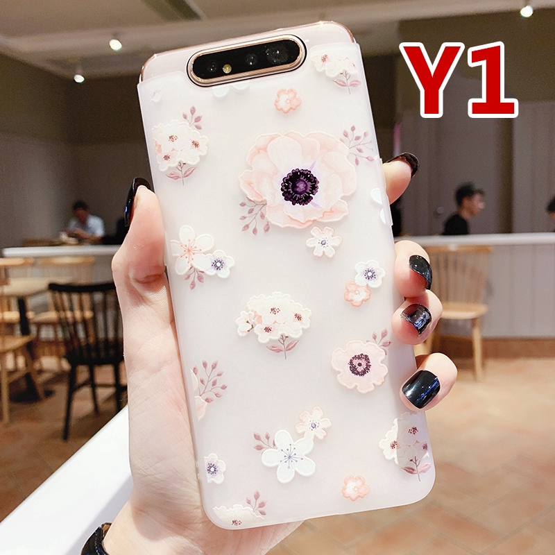 Ốp điện thoại dẻo hình hoa 3D cho Samsung A51 A71 J7 prime A80 A70 A50 A10 A20 A30 A6 S8 S9 S10 S20 Note 8 9 10 Plus | BigBuy360 - bigbuy360.vn