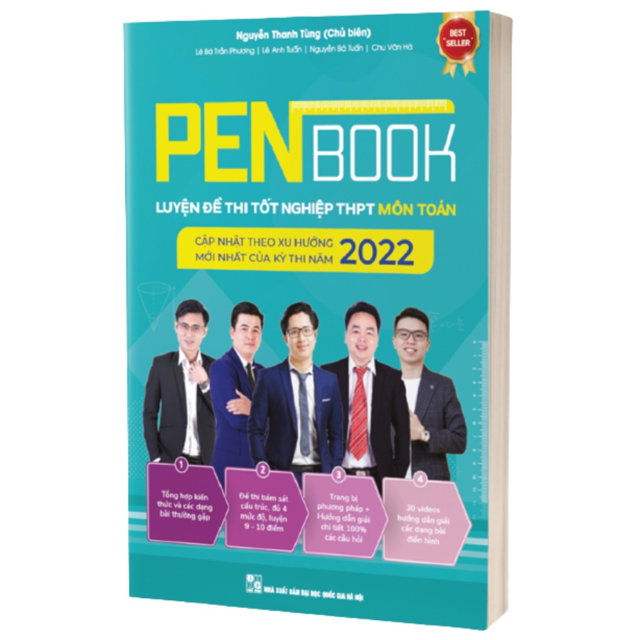 Sách - PENBOOK – Luyện Đề Thi Tốt Nghiệp THPT Môn Toán 2022