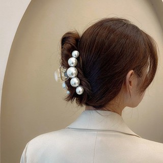 Kẹp Càng Cua, Set 5 kẹp càng cua phối dây buộc tóc đính hạt- Tặng kèm túi mẫu mới sang chảnh