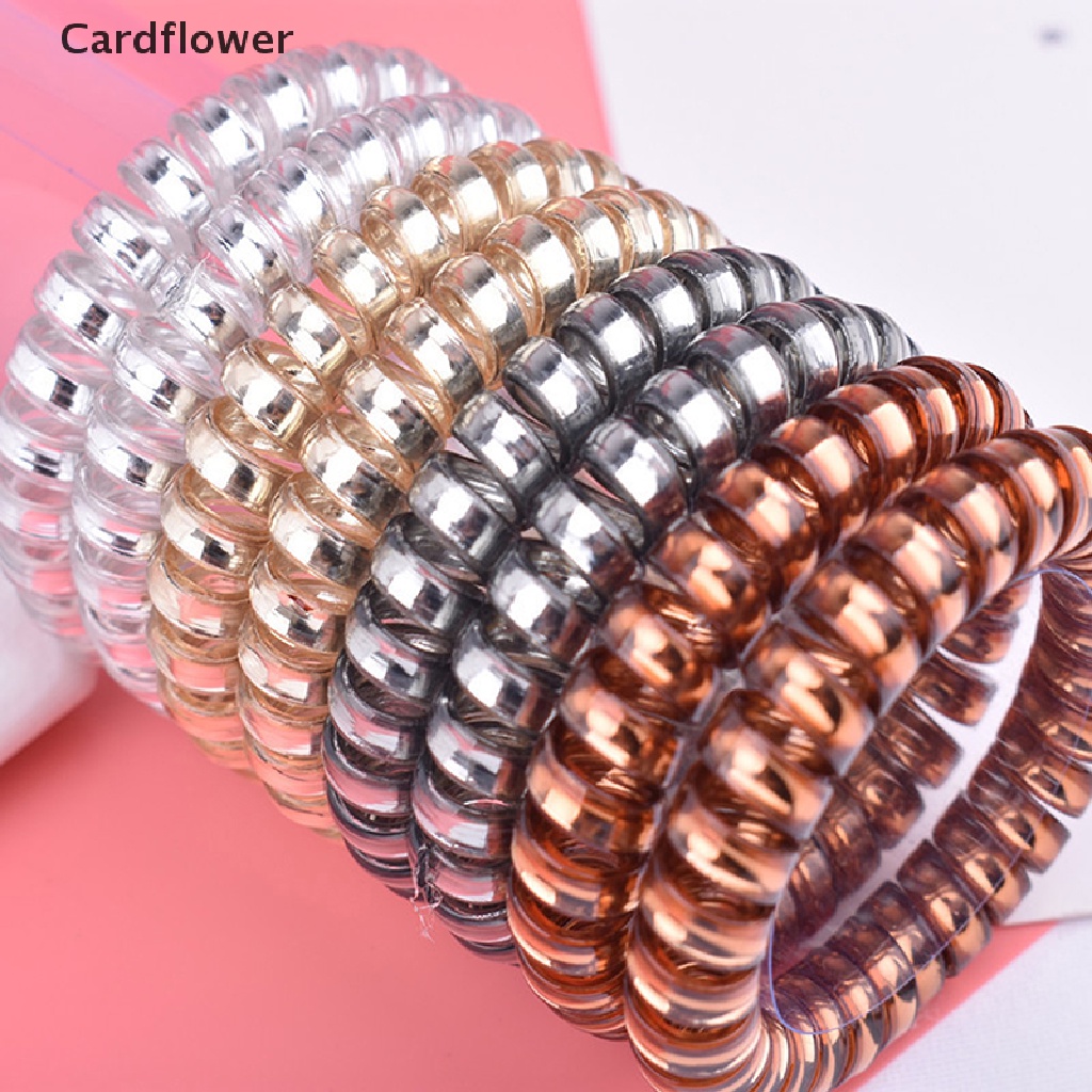 &lt; Cardflower &gt; Dây Buộc Tóc Cao Su Co Giãn Nhiều Màu Sắc Cho Nữ Giảm Giá