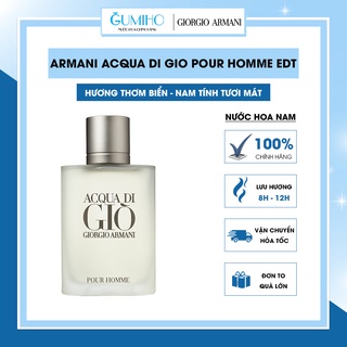 Mẫu Thử Nước Hoa Nam Armani Acqua Di Gio Pour Homme EDT - Hấp dẫn, Tươi mát, Nam tính, Tinh tế - Gumiho Shop .