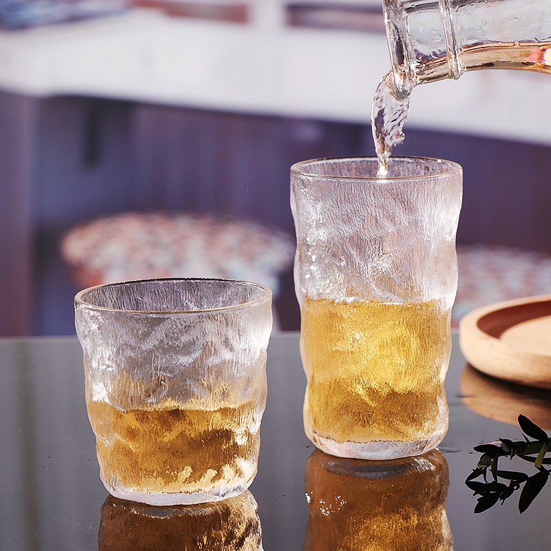 Ly thủy tinh phủ tuyết Mờ ICE phong cách Nhật Bản