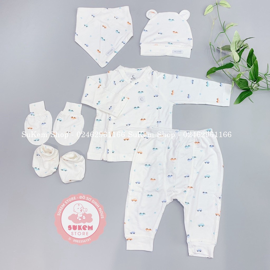 Set Sơ Sinh Moon Petit - Siêu Mềm, Thoáng - Cho Bé Sơ Sinh 0-3m