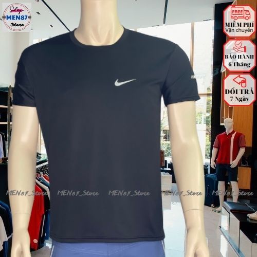 Áo Thể Thao Nam Cộc Tay NK Áo thun lạnh cổ tròn, phong cách, mạnh mẽ và năng động - MEN87_Store