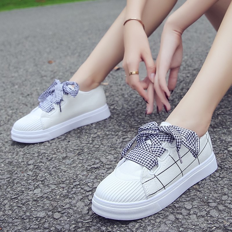 Giày Thể Thao Vải Bạt Thời Trang Hàn Cho Nữ