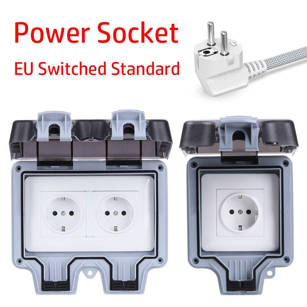Ổ Cắm Điện Sử Dụng Ngoài Trời IP66