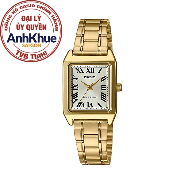 Đồng hồ nữ dây kim loại Casio chính hãng Anh Khuê LTP-V007G-9BUDF
