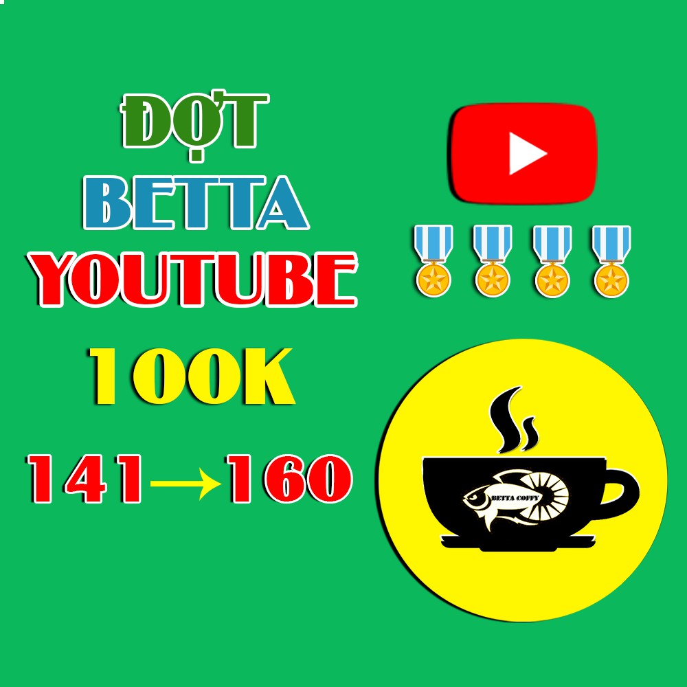 ĐỢT BETTA YOUTUBE 100k (141-160) Trang Trí Hồ Cá