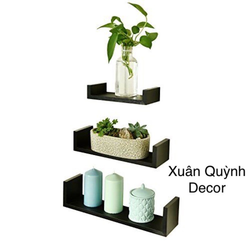 Kệ chữ u 2 màu trắng đen để, sách trang trí giá xưởng | BigBuy360 - bigbuy360.vn