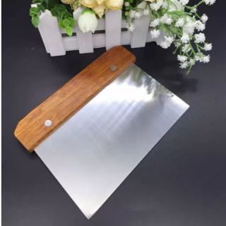 Dao cắt bột inox cán gỗ