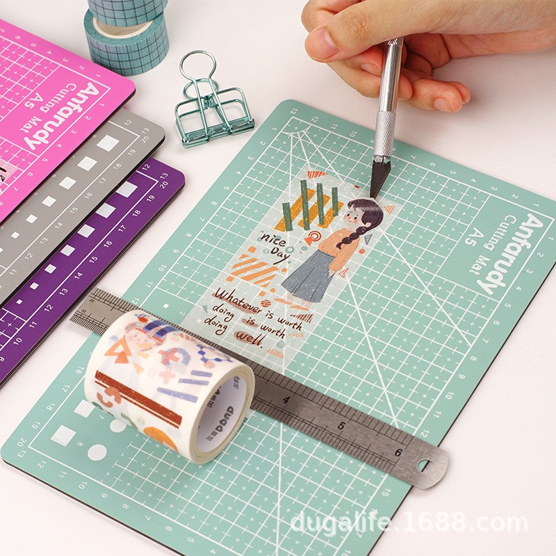 Dao cắt washi chiết sticker hình dán rọc giấy vintage trang trí sổ planner làm bullet journal dụng cụ dán