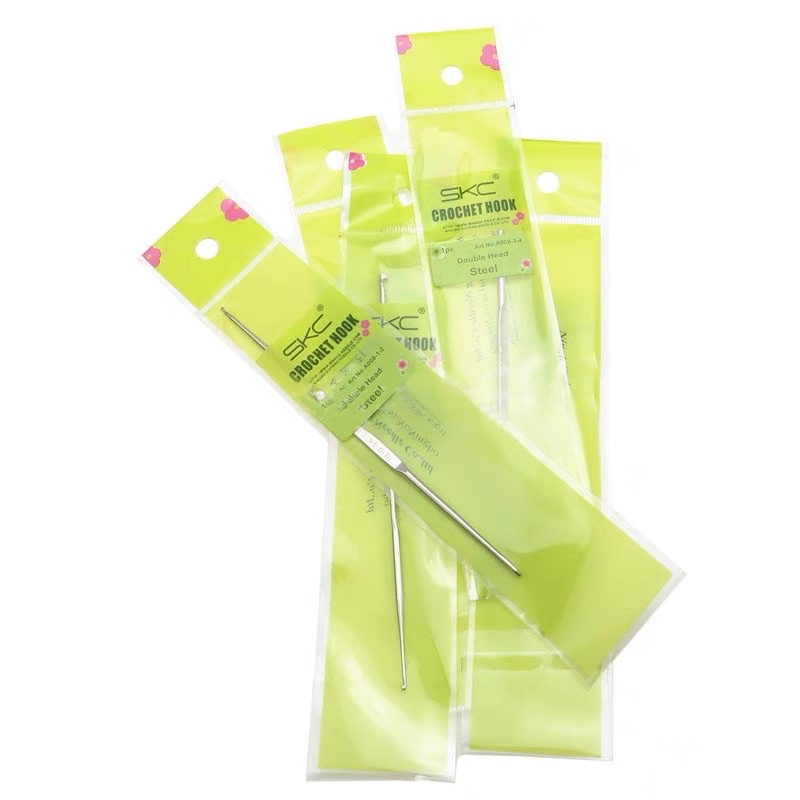 Kim Móc SKC Hai Đầu Size Nhỏ Màu Trắng Bạc