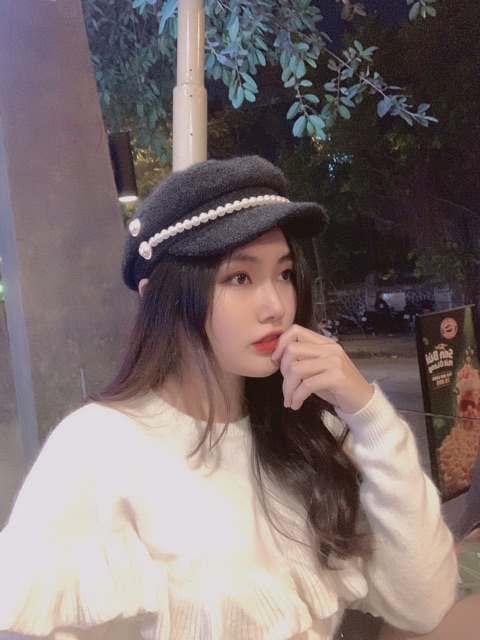 Mũ Beret Nữ 🤩FREESHIP🤩 Nón Beret Nữ Cao Cấp, Hàng Thiết Kế