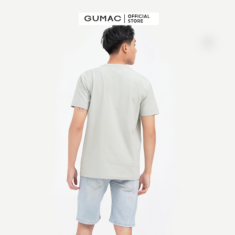 Áo thun nam in chữ GUMAC ATNB6115 | BigBuy360 - bigbuy360.vn