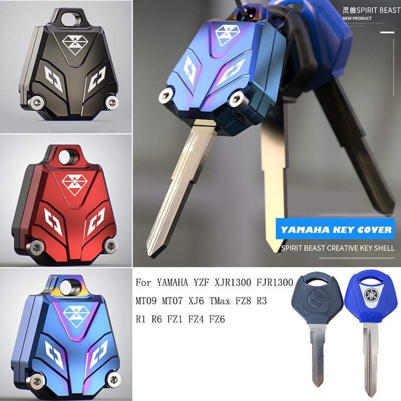 Ốp Bảo Vệ Chìa Khóa Xe Mô Tô Yamaha Yzf Xjr1300 Fjr1300 Mt09 Mt07 Xj6 Tmax Fz8 R3 R1 R6 Fz1