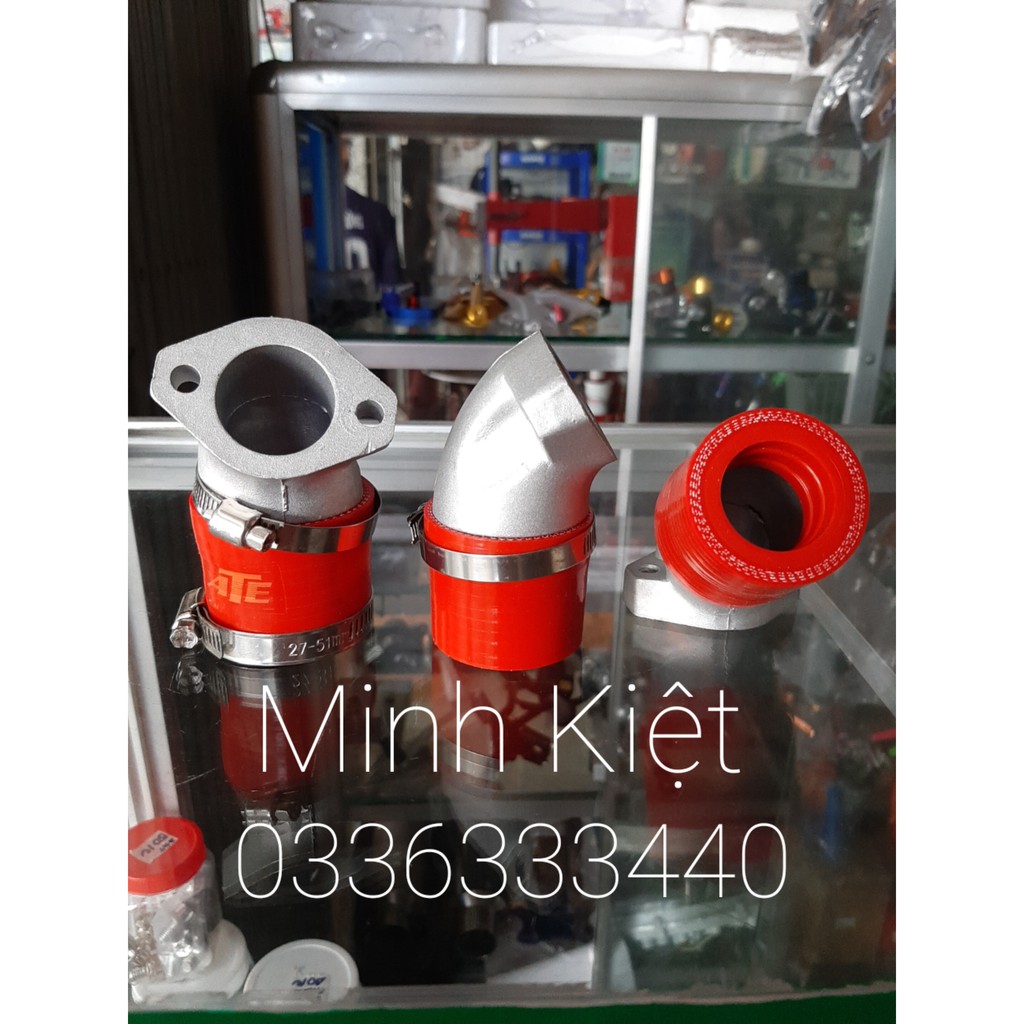CO XĂNG NHÔM VÀ KHÚC NỐI CAO SU GẮN BÌNH XĂNG ĐỘ
